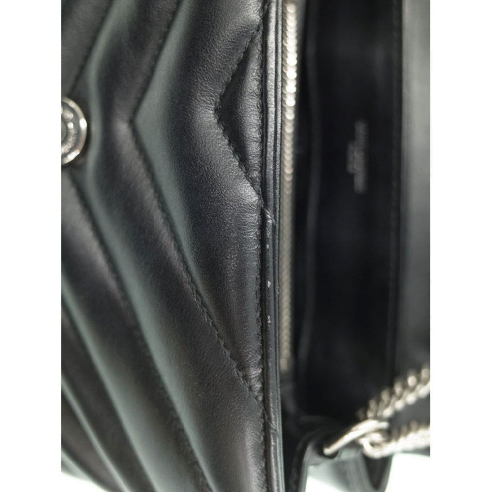 Saint Laurent Paris Monogram Loulou Small Bag Black - Picture 9 of 9